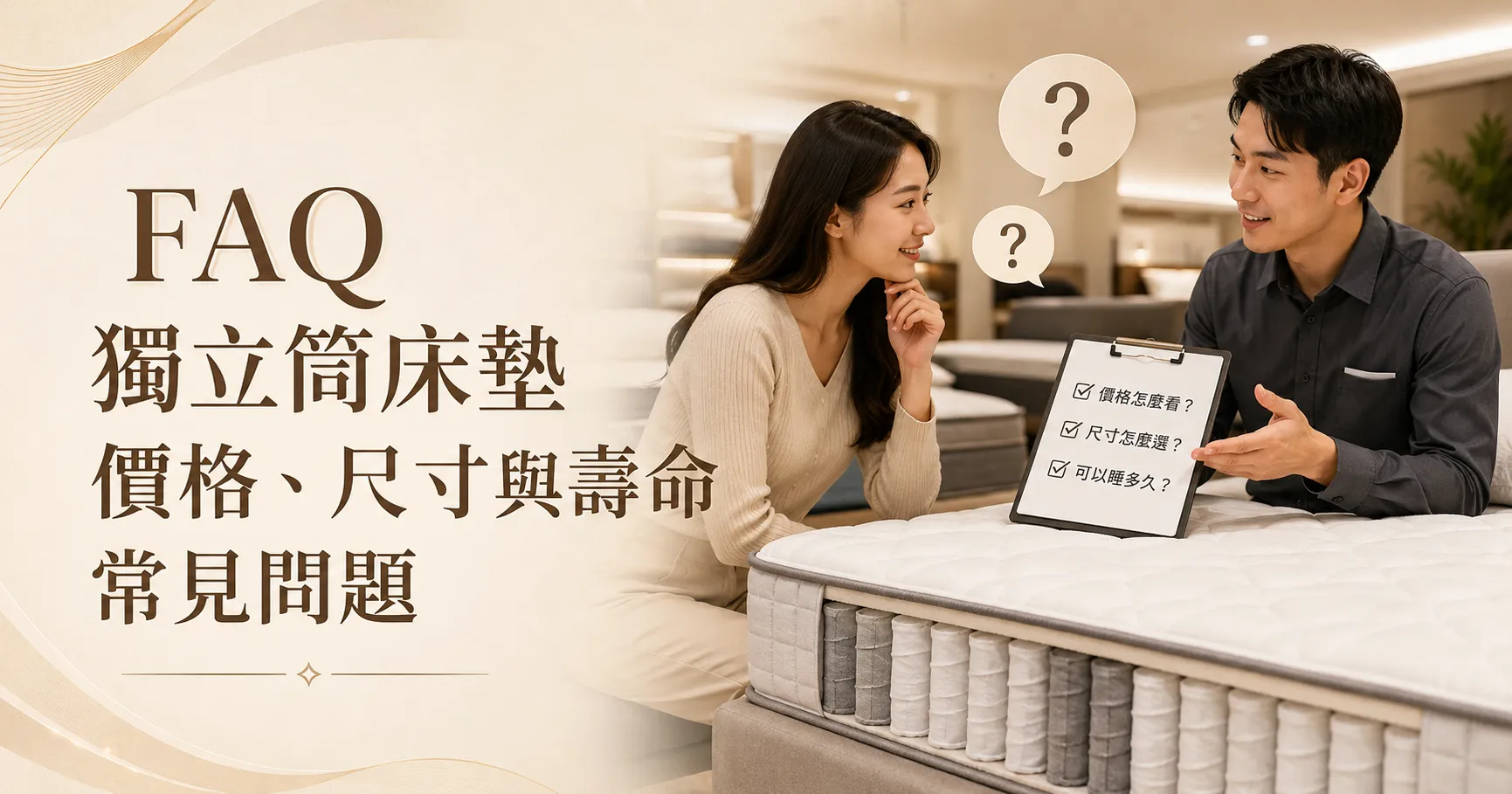 獨立筒床墊價格怎麼看才不當冤大頭?尺寸規格、雙人床墊與壽命陷阱全拆解-2