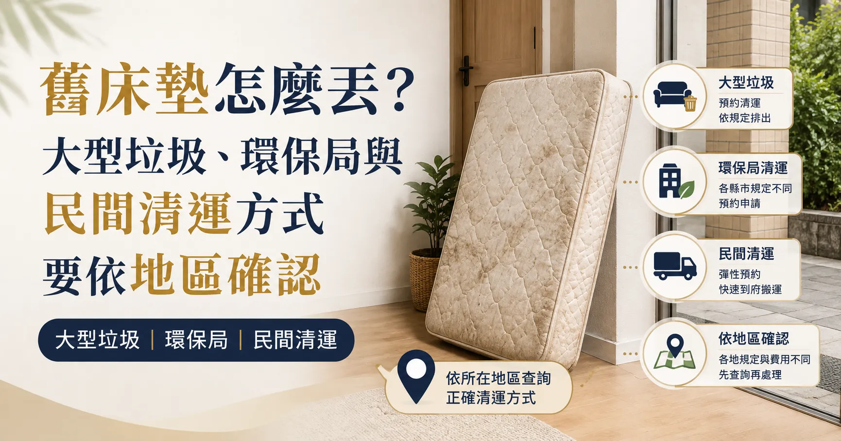 舊床墊不是搬到樓下就能丟!床墊回收、環保局預約與清運價格整理-1